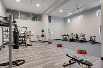 Fully equipped fitness center